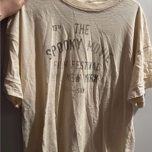 Aerie Cream Graphic Tee